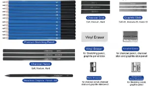 26-piece drawing pen set sketch drawing pencil