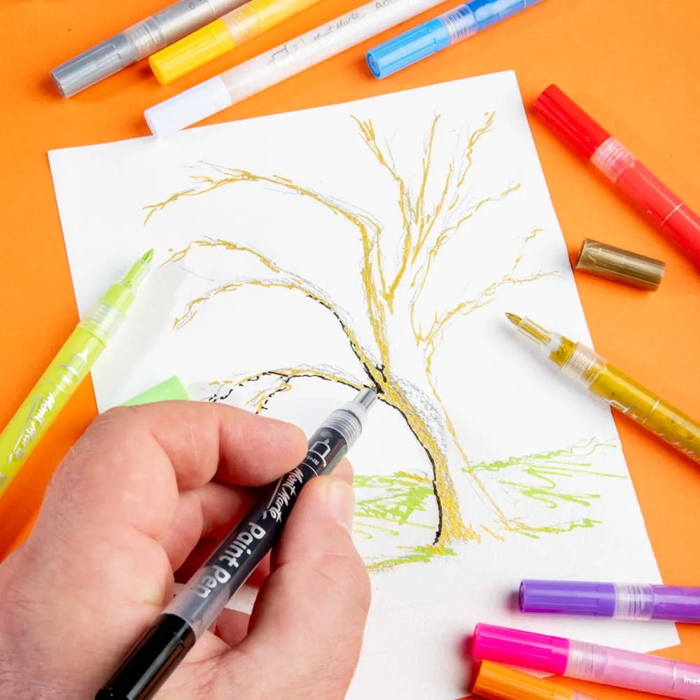 Acrylic Paint Pens Signature Fine Tip 12pc