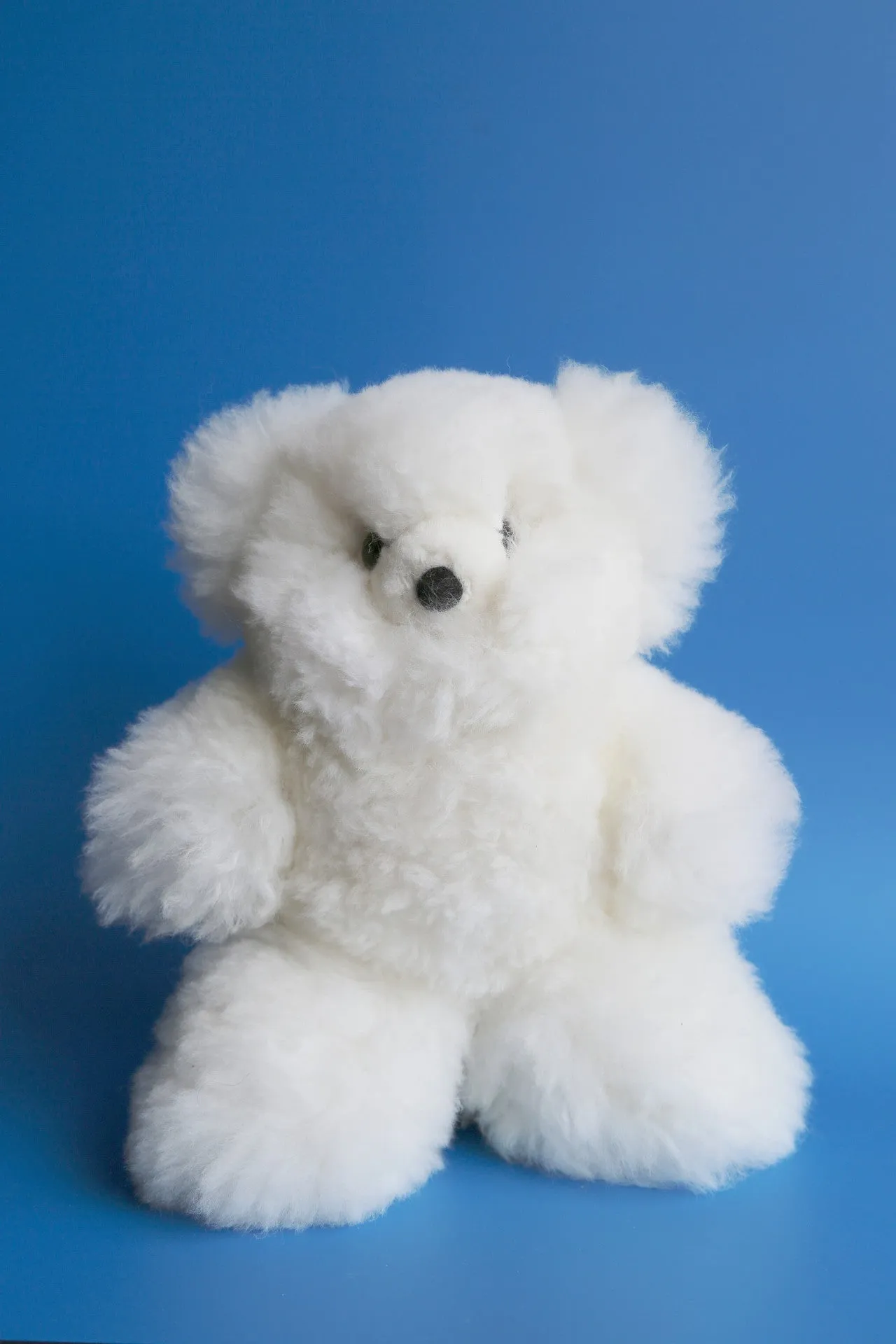 Alpaca Stuffed Animal White Bear