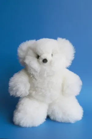 Alpaca Stuffed Animal White Bear