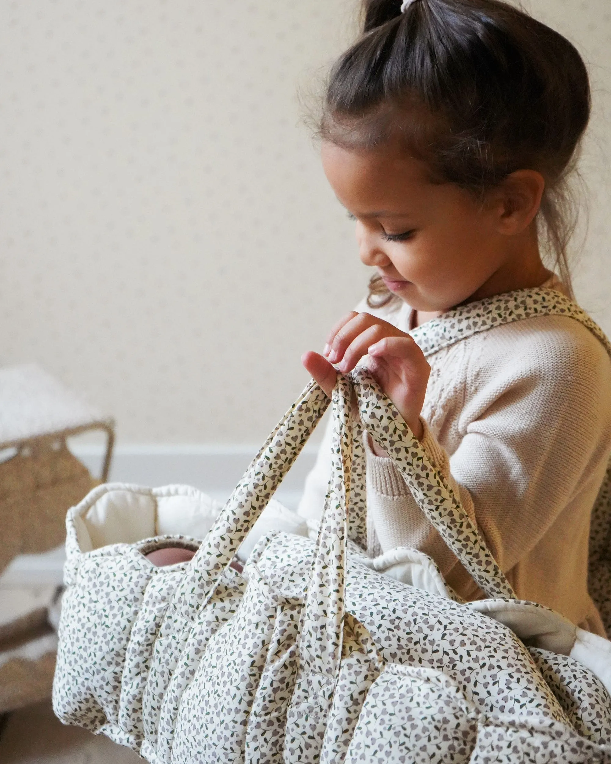 Baby Doll Basket - Milk Tank Beige
