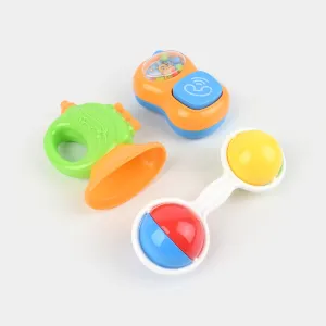 Baby Rattle Set 3Pcs | 3M 