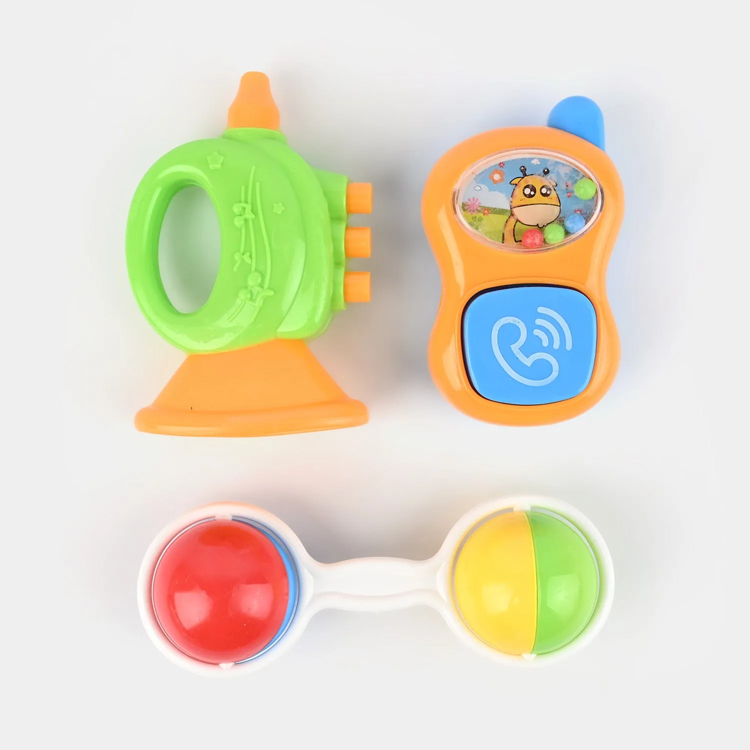 Baby Rattle Set 3Pcs | 3M 
