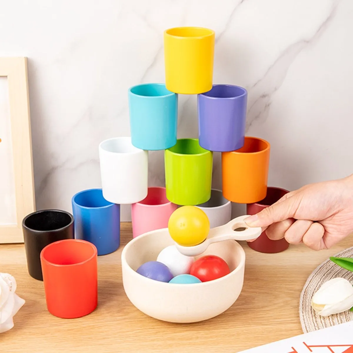 Ball and Cup Color Sorter