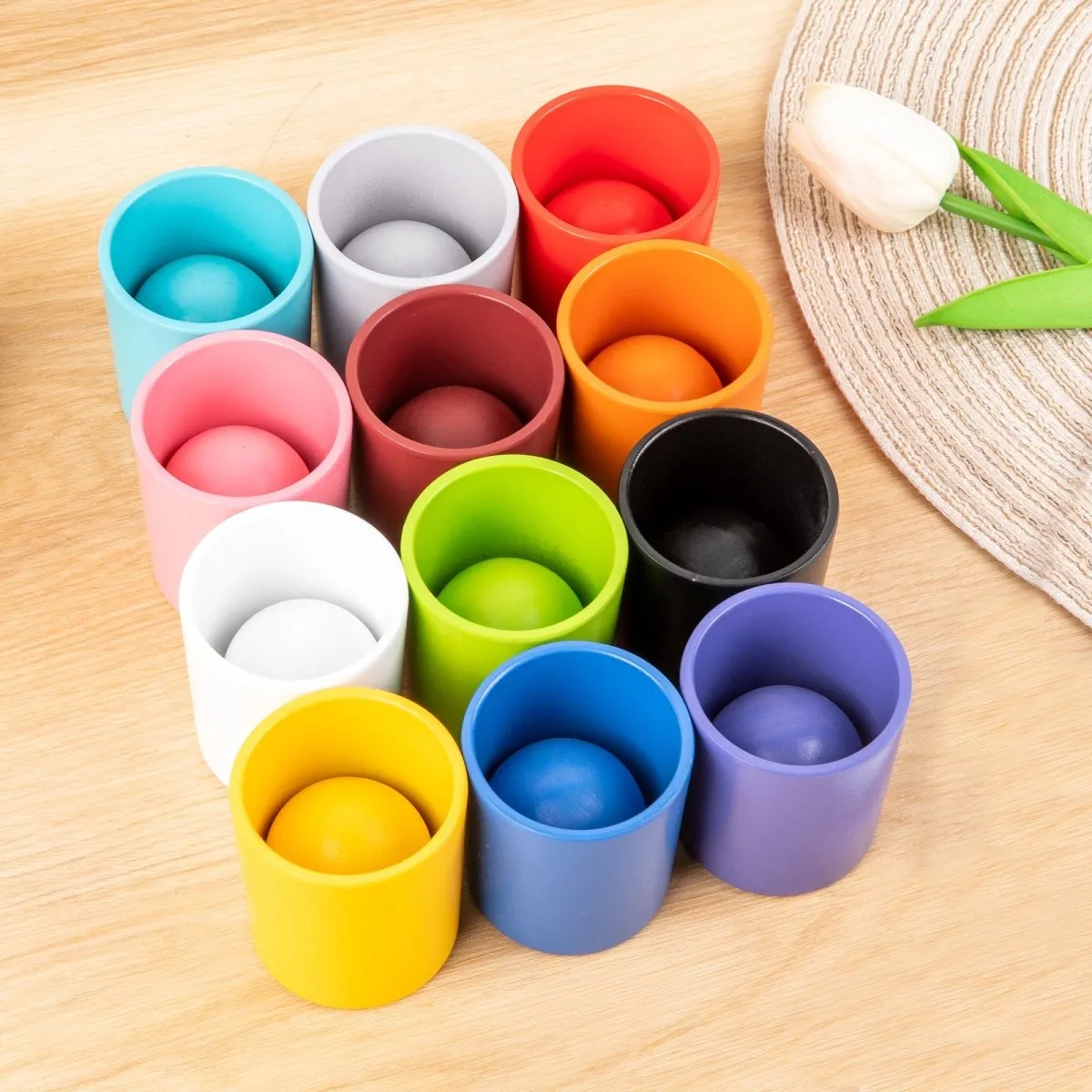 Ball and Cup Color Sorter