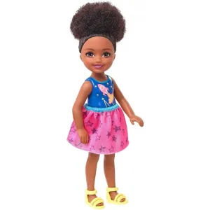Barbie Club Chelsea Doll Rocketship Shirt With Pink Skirt