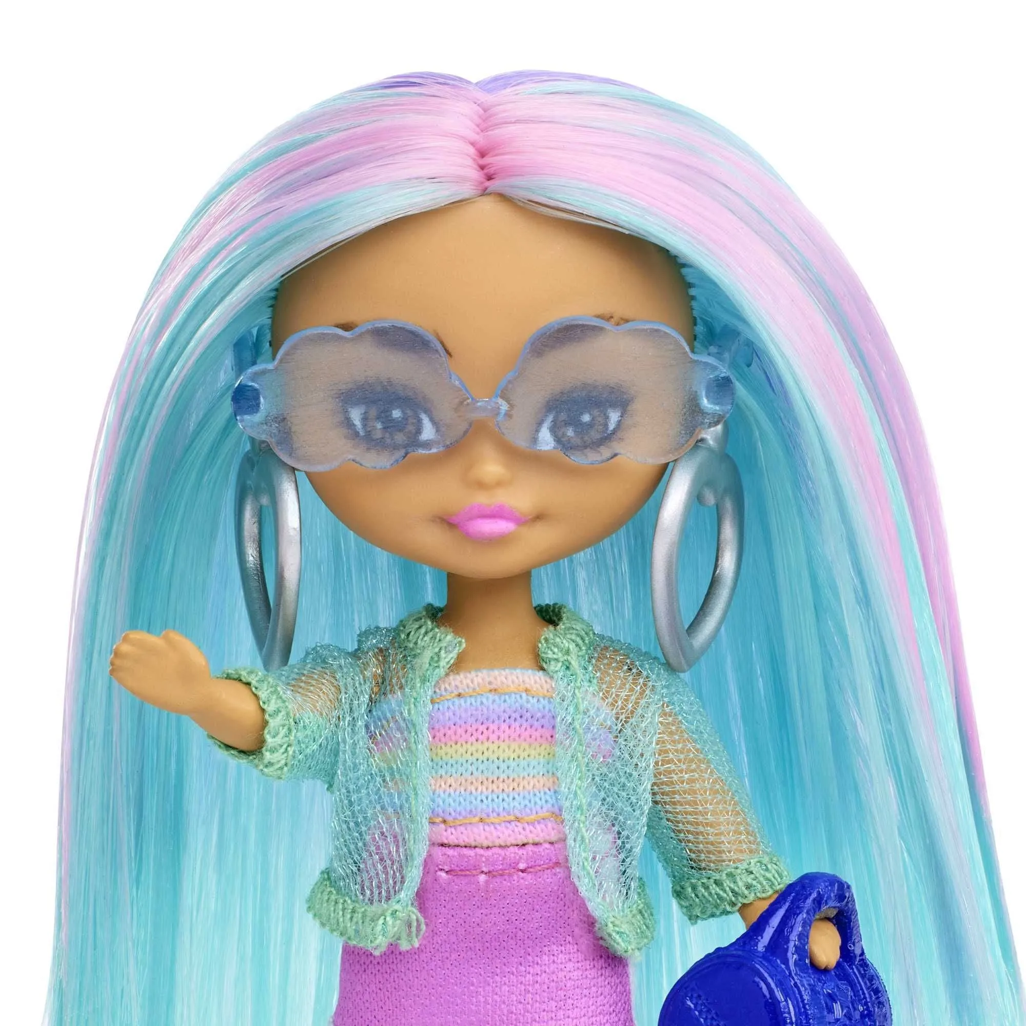 Barbie Extra Mini Minis Doll With Blue Hair