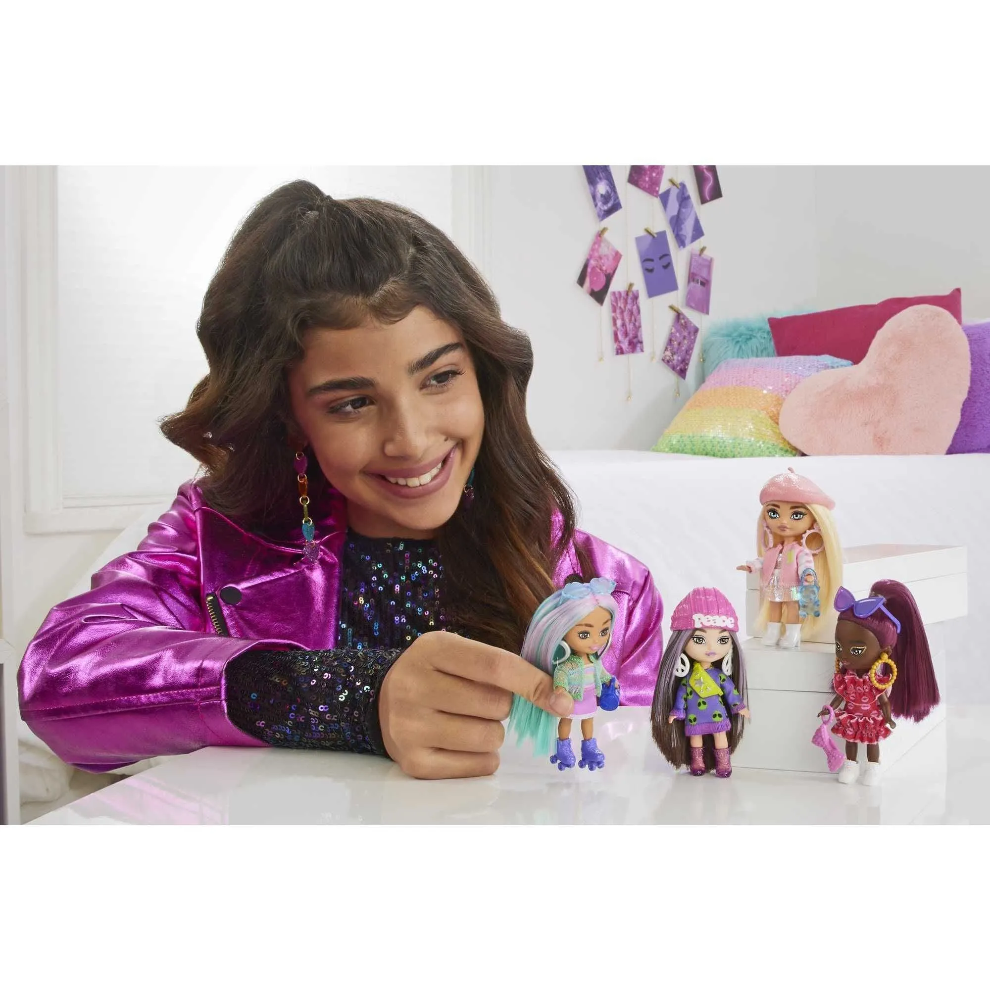 Barbie Extra Mini Minis Doll With Blue Hair