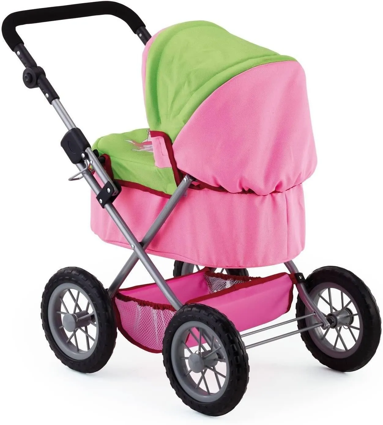 Bayer Design Doll Pram (Pink/ Green)