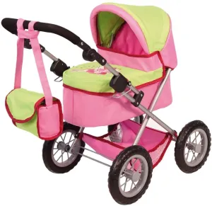Bayer Design Doll Pram (Pink/ Green)