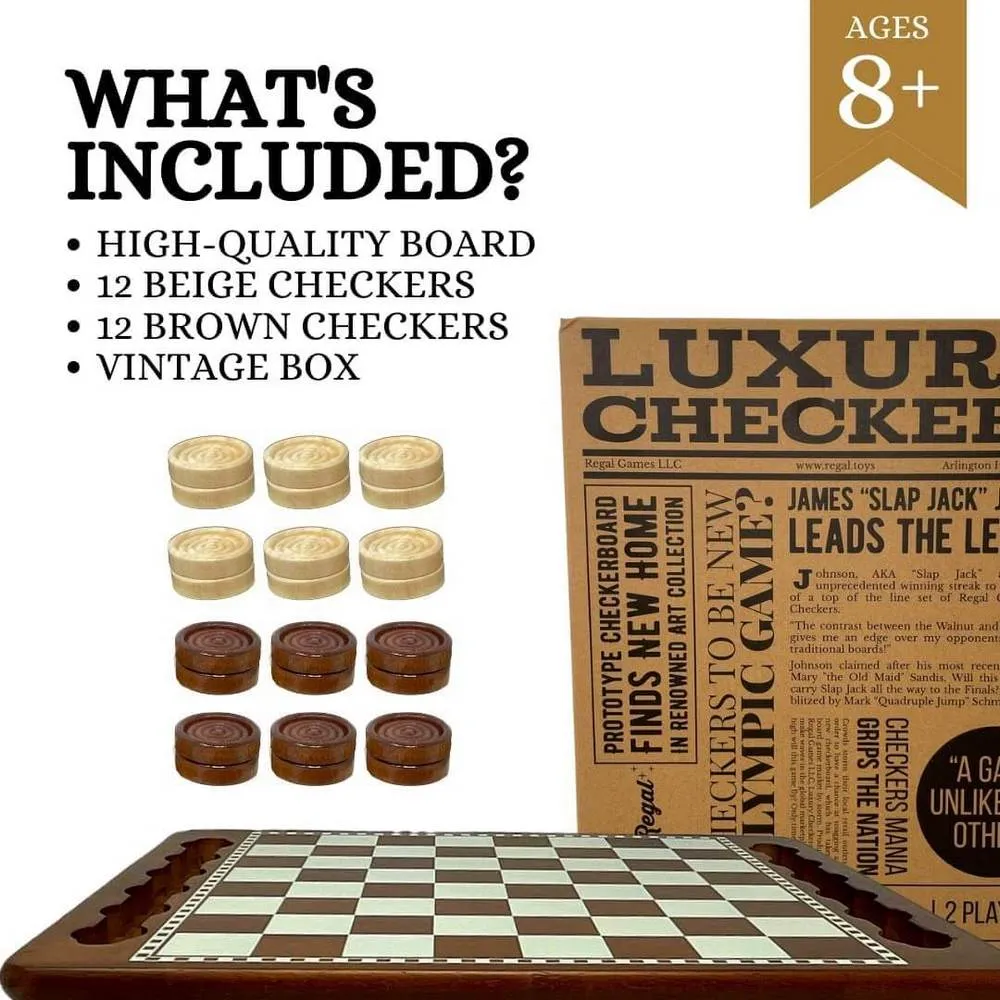Board game Regal Games Luxury Checkers
