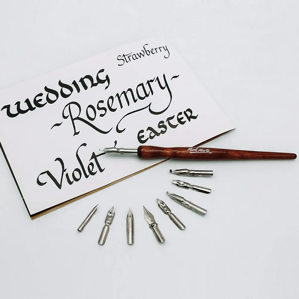 Calligraphy Dip Pen Set Signature 10pc