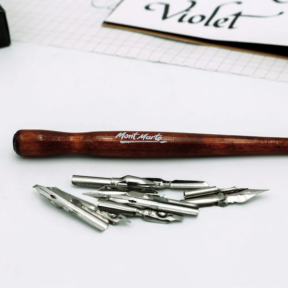 Calligraphy Dip Pen Set Signature 10pc