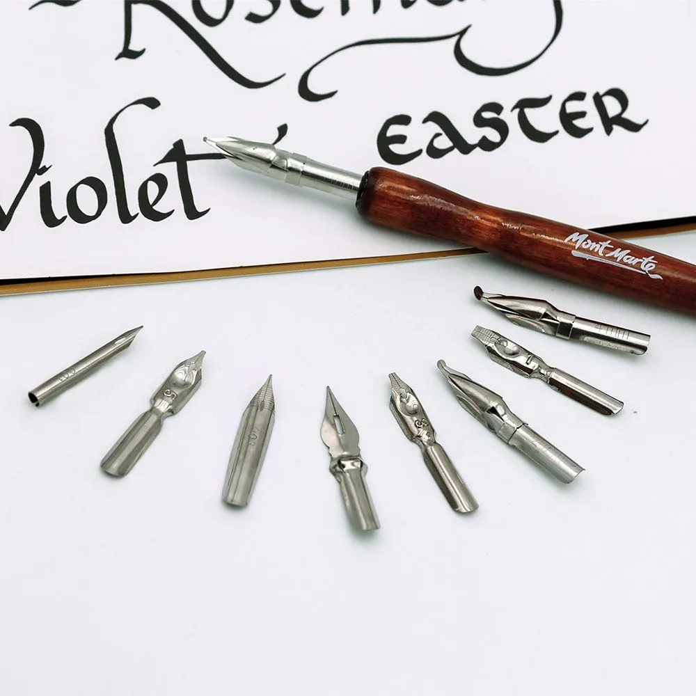 Calligraphy Dip Pen Set Signature 10pc