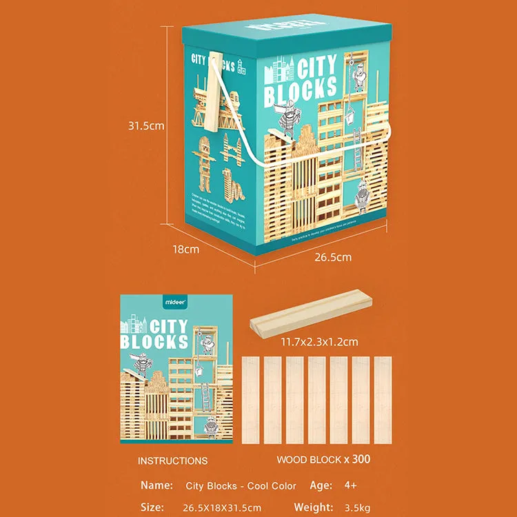 Creative Tower City Wood Blocks