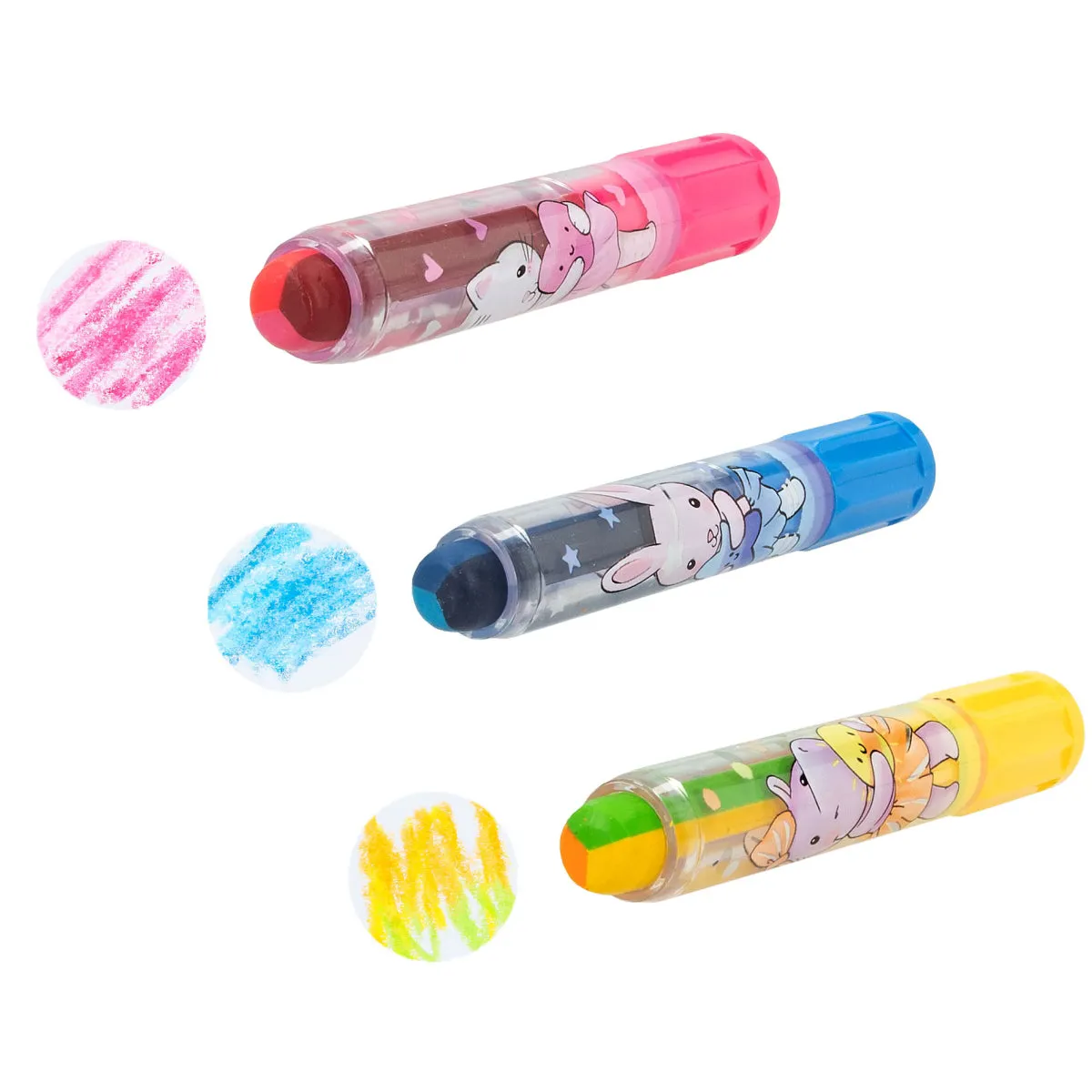 Depesche Princess Mimi Tricoloured Wax Crayon Set (1pc)