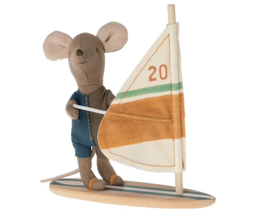Dolls | Surfer Little Brother Mouse | Maileg