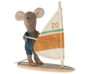 Dolls | Surfer Little Brother Mouse | Maileg