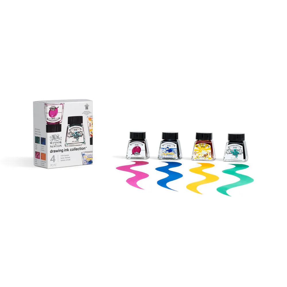 Drawing Ink Collection - Set of 4 (Rich Tones)