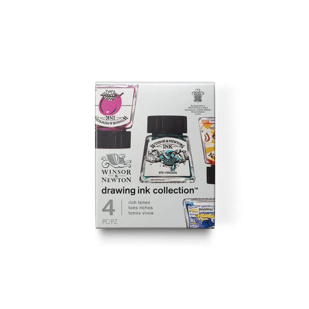 Drawing Ink Collection - Set of 4 (Rich Tones)