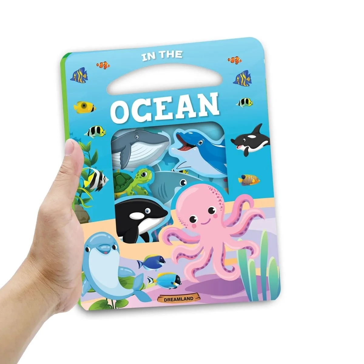 Dreamland Publications Die Cut Window Board Book- In The Ocean Picture Book
