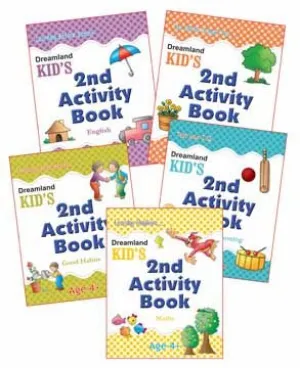 Dreamland Publications Kid's 2nd Activity Pack (5 Titles)