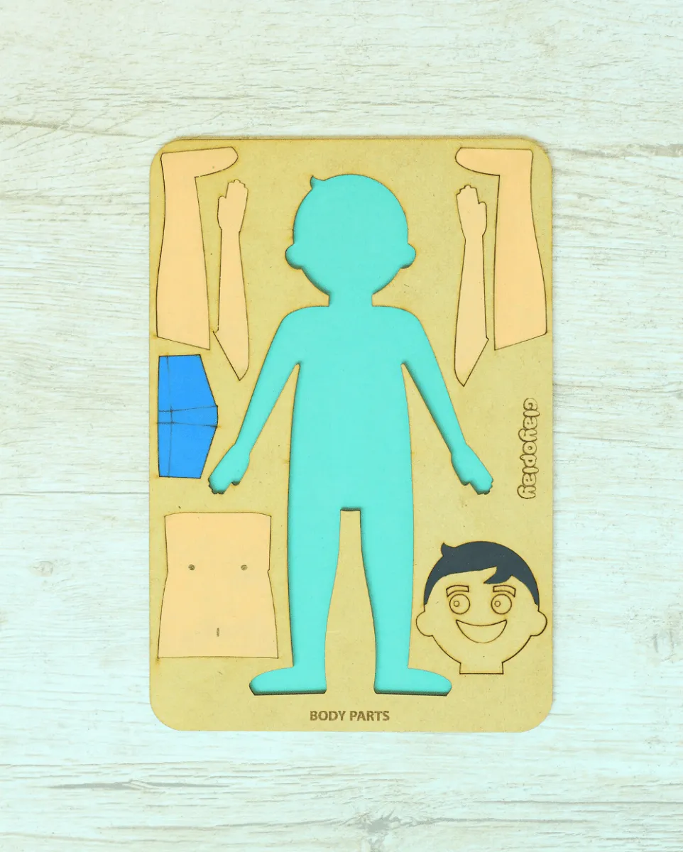 Earthy Tweens Human Body Anatomy Puzzle Set