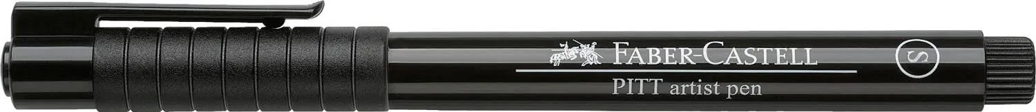 FABER-CASTELL PITT ARTISTPEN SUPERFINE BLACK