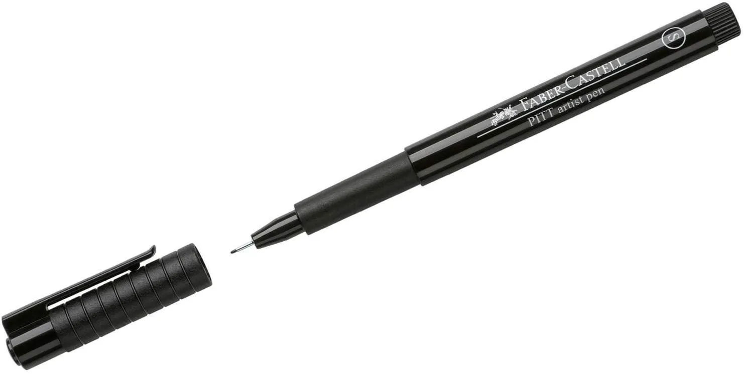 FABER-CASTELL PITT ARTISTPEN SUPERFINE BLACK