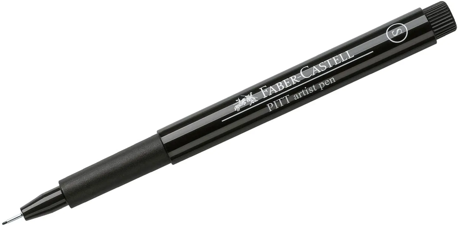 FABER-CASTELL PITT ARTISTPEN SUPERFINE BLACK