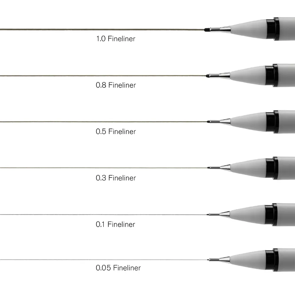 Fineliner Black x3 Small