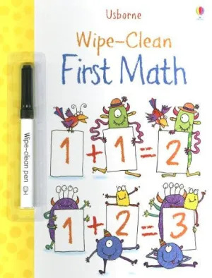 First Math Wipe Clean