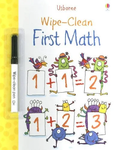First Math Wipe Clean