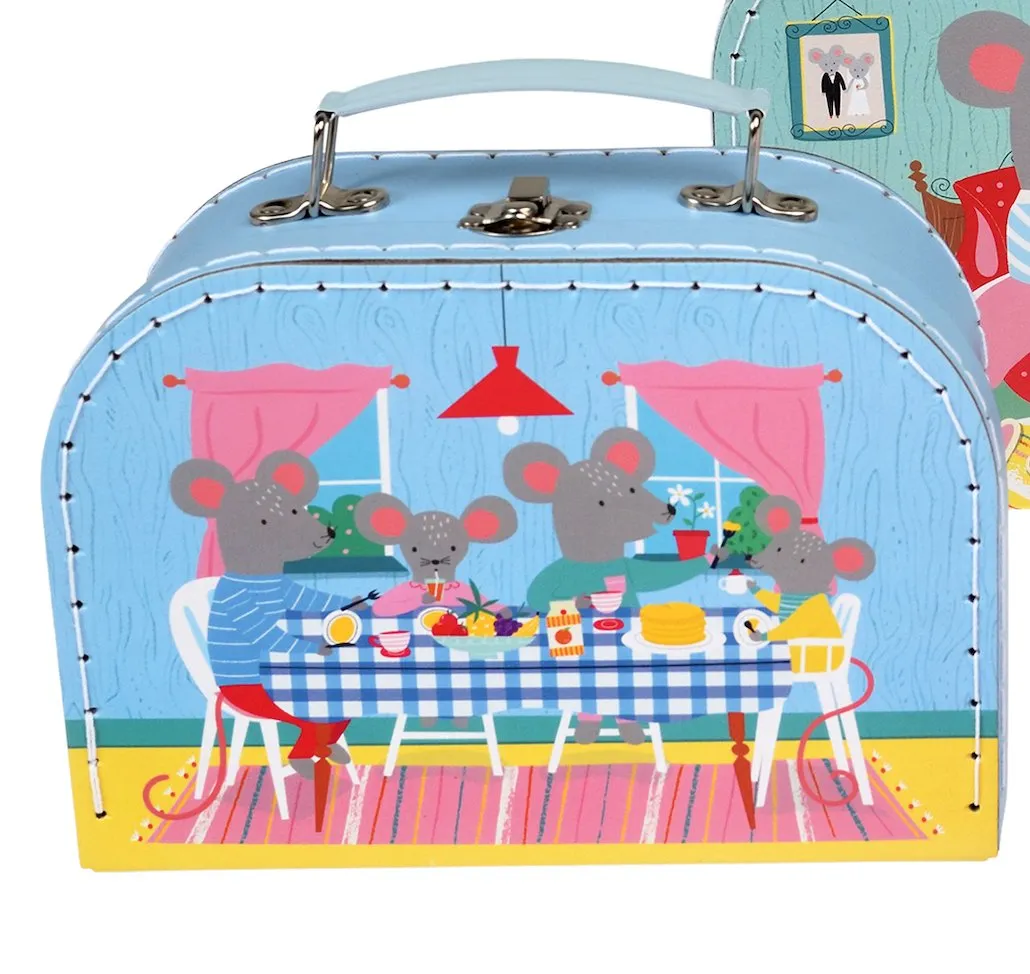 Folkmanis Limited Edition Mouse in a Suitcase