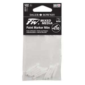 FW Refillable Paint Marker Nibs - 10pk 1mm Hard Point