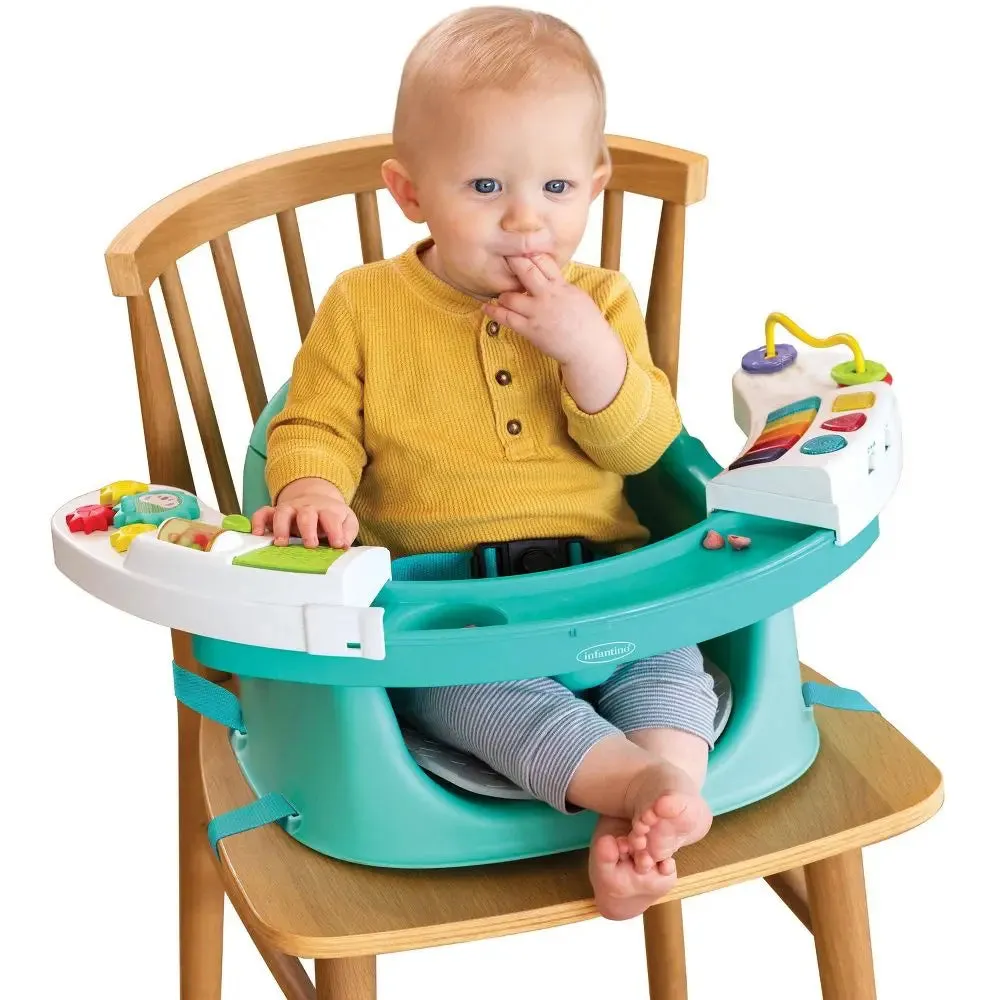 Infantino Go gaga! Music & Lights 3-in-1 Discovery Seat & Booster - Teal