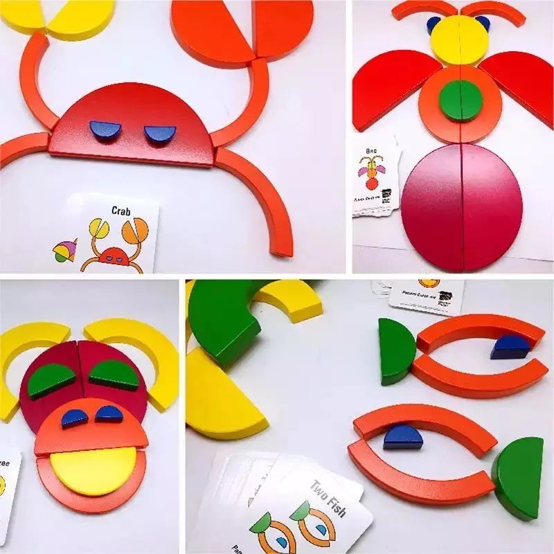 Kidpik-- TIERAMID Circleset- Open ended wooden toys