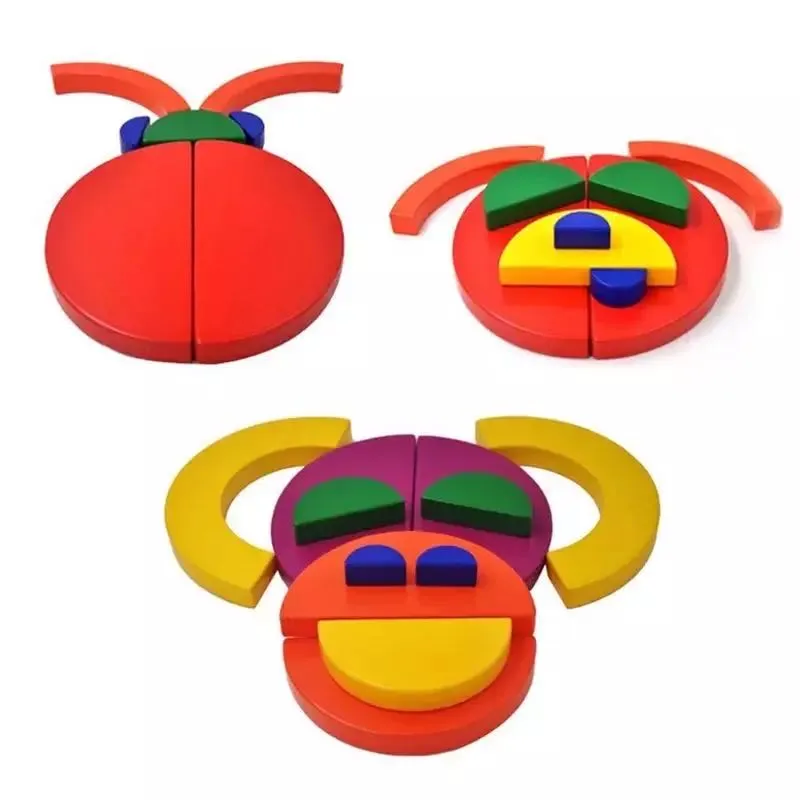 Kidpik-- TIERAMID Circleset- Open ended wooden toys