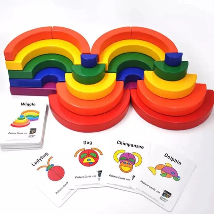 Kidpik-- TIERAMID Circleset- Open ended wooden toys