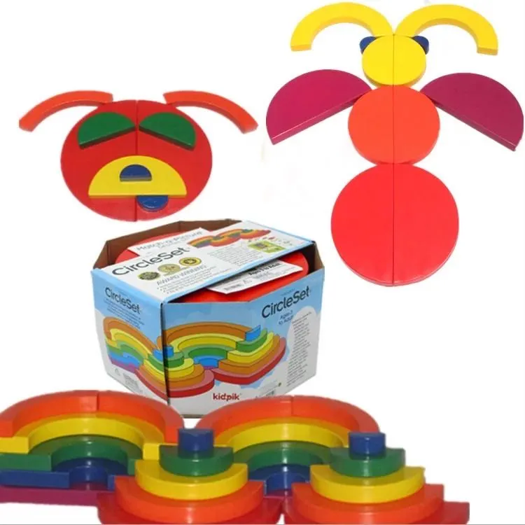 Kidpik-- TIERAMID Circleset- Open ended wooden toys