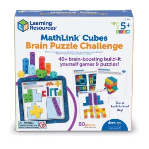 Mathlink® Cubes: Brain Puzzle Challenge 80pc