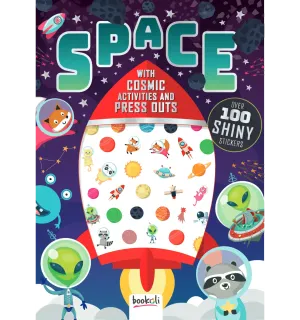 Metallic Sticker Activity Book: Space
