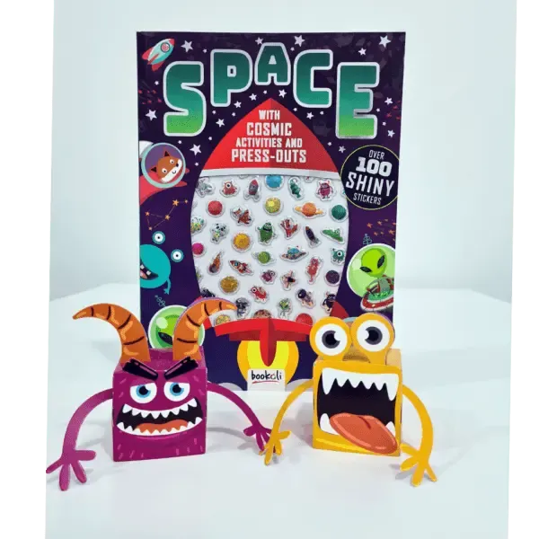 Metallic Sticker Activity Book: Space
