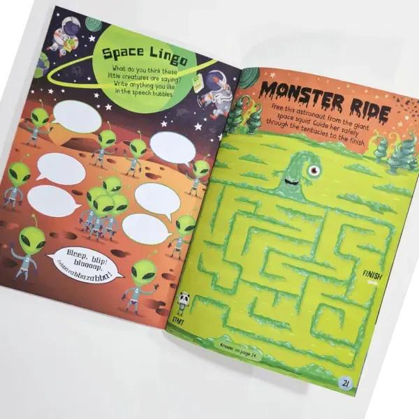 Metallic Sticker Activity Book: Space