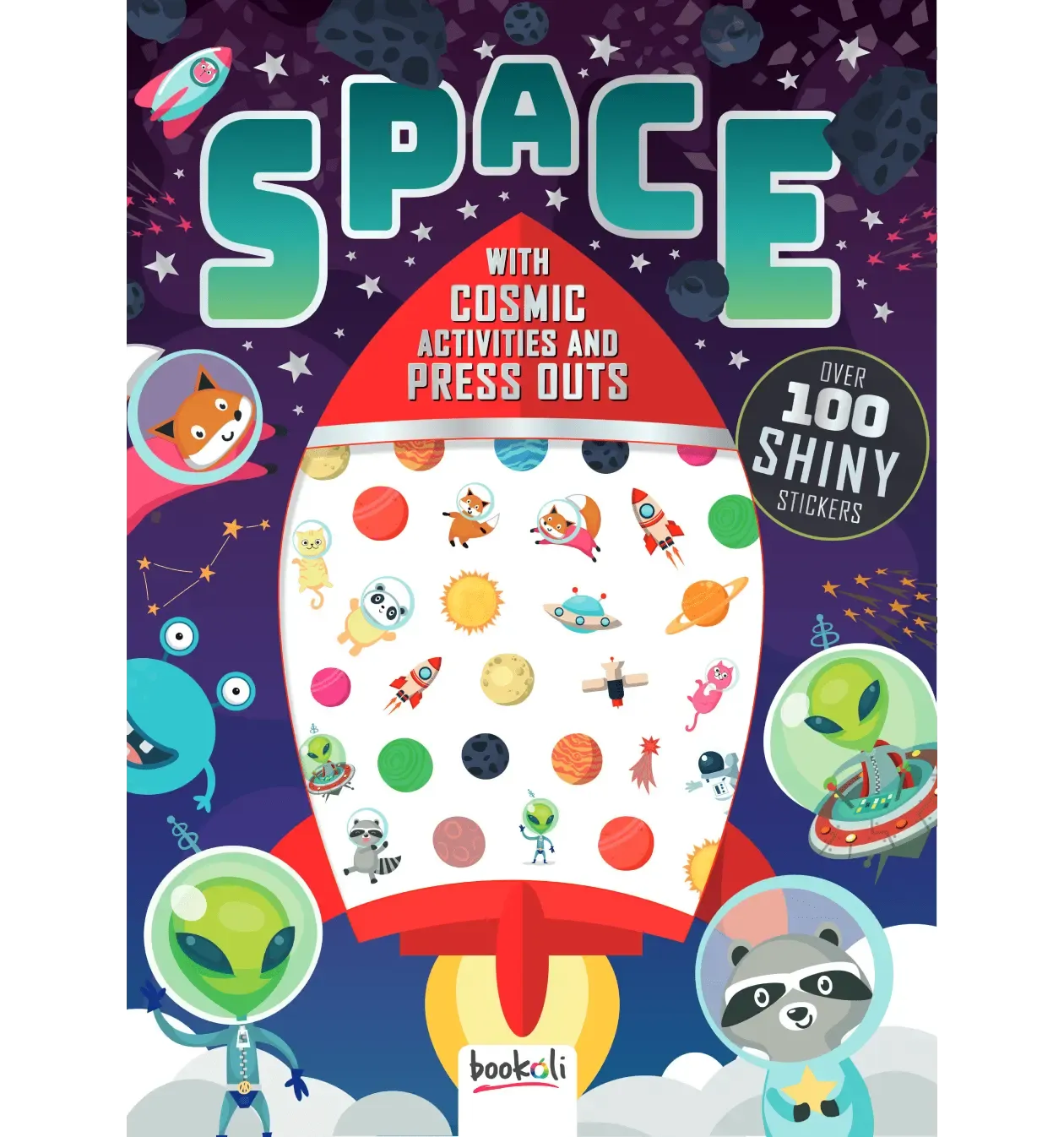Metallic Sticker Activity Book: Space