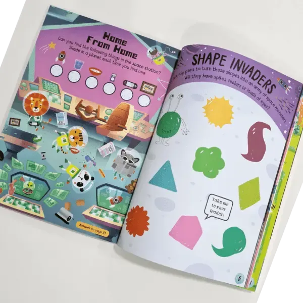 Metallic Sticker Activity Book: Space