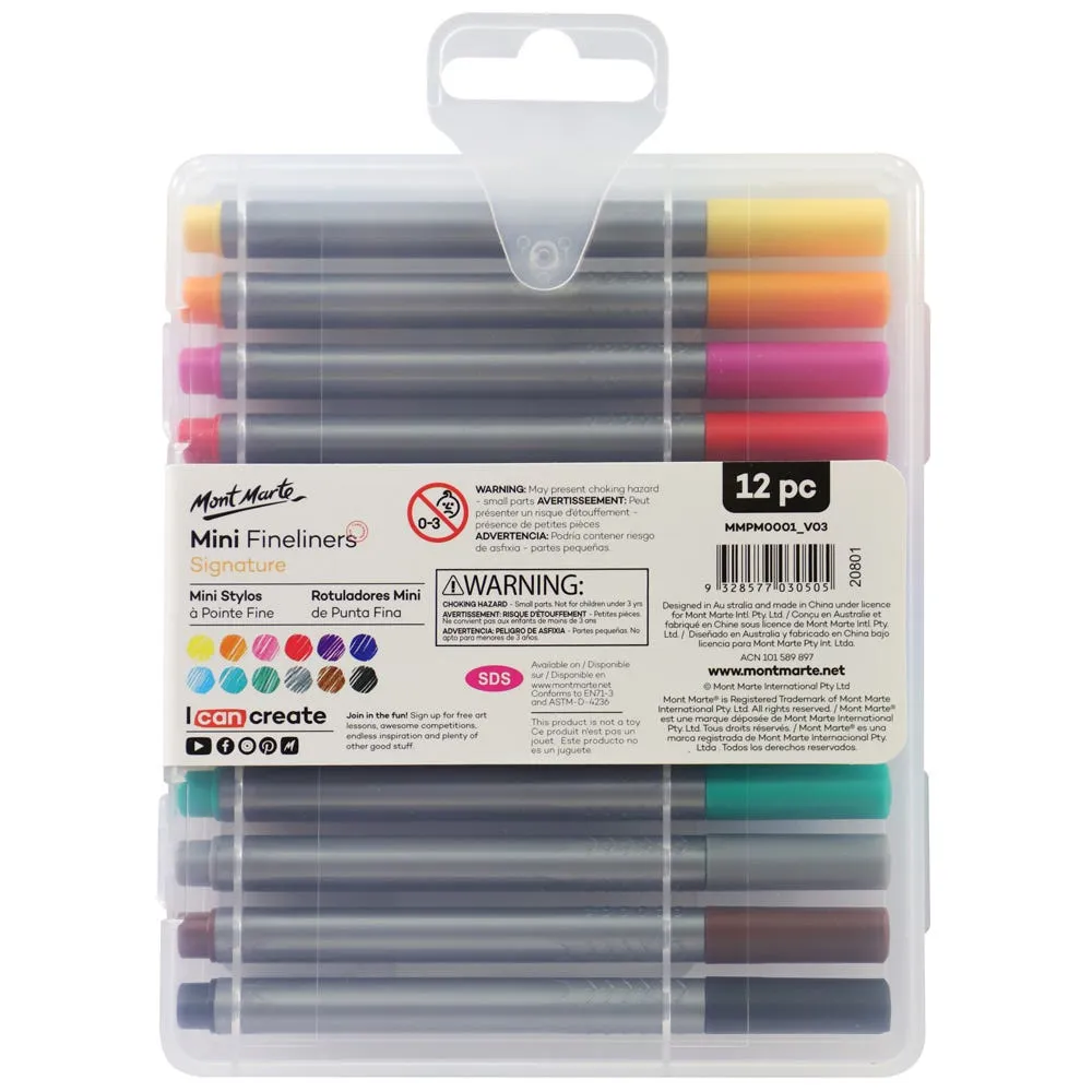Mini Fineliners Signature 12pc