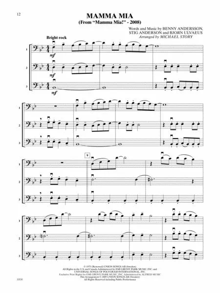 Movie Trios for All - Cello and Double Bass