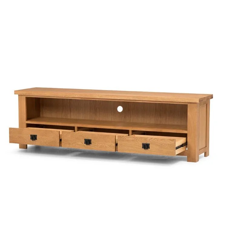 Oakland Oak TV Unit 1800mm