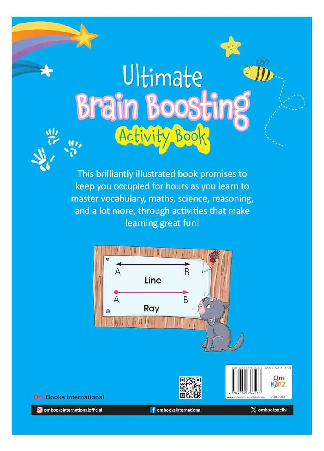 Om Books International Ultimate Brain Boosting Activity Book- Fun activities for kids